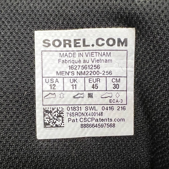 SOREL Out Dry Waterproof Boots Leather, Brown | Men's Size 12 - Picture 7 of 7